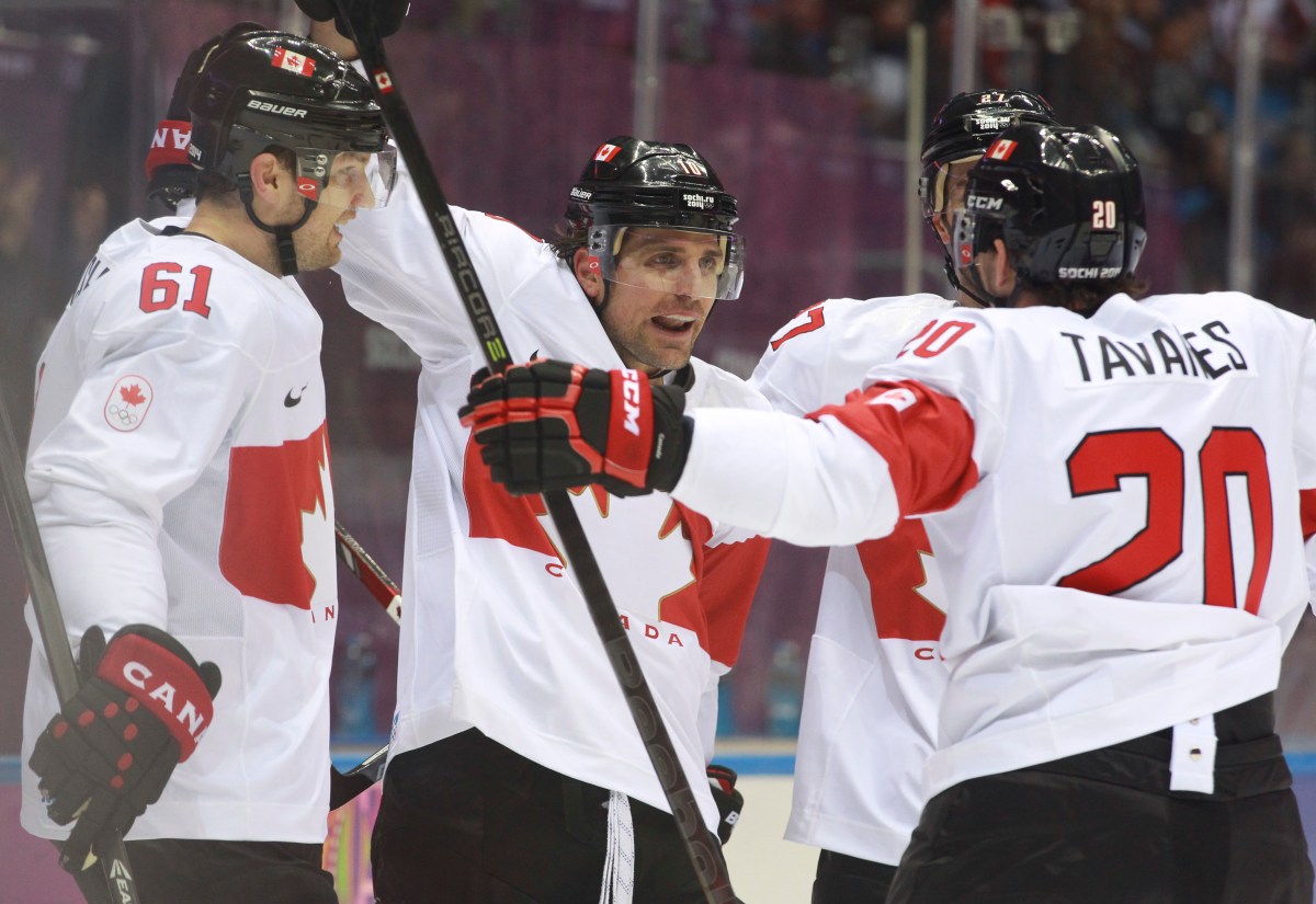 Canada vs Latvia men's hockey