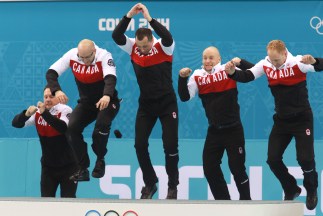 Team Canada on the podium