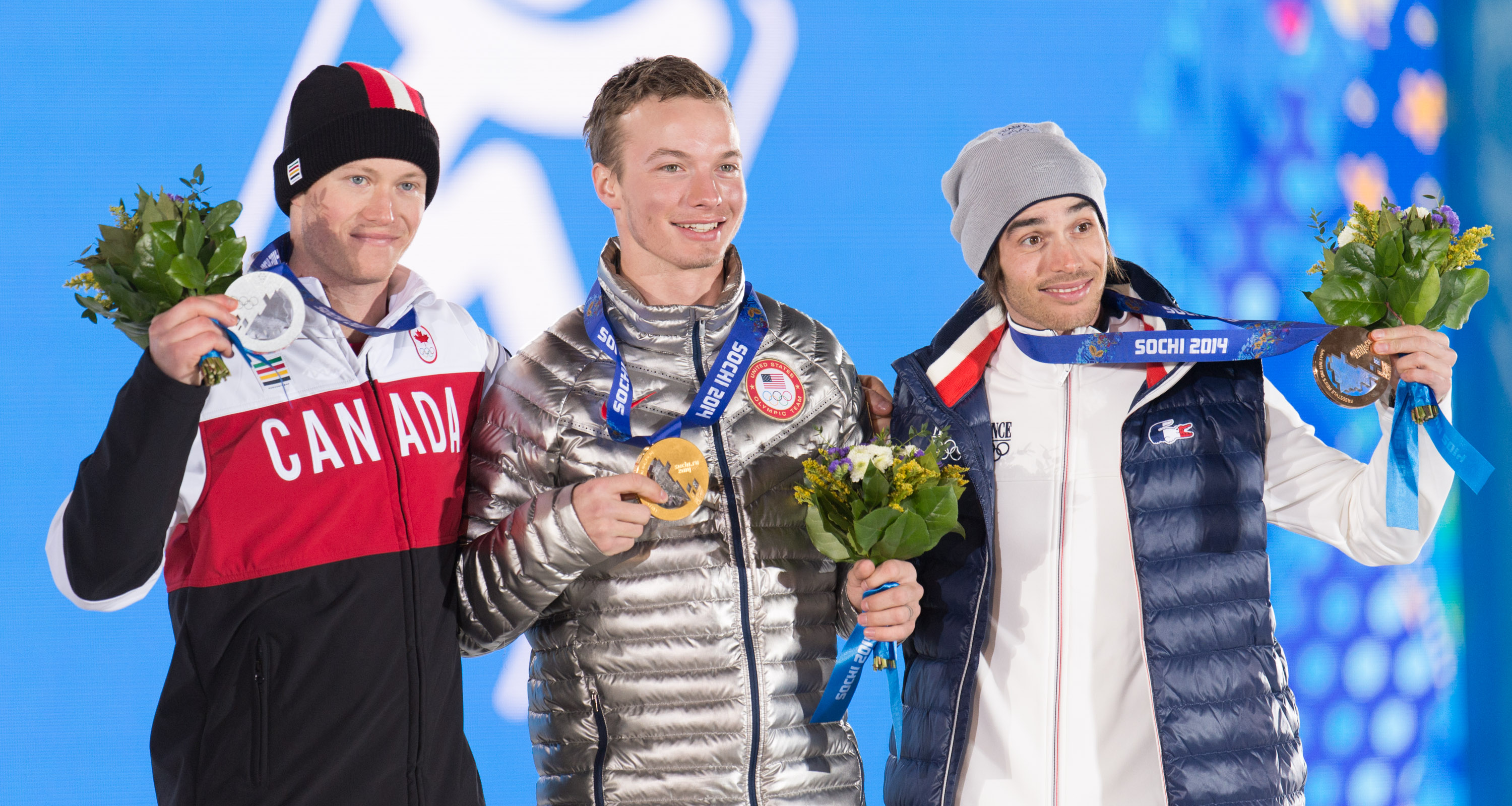 Medal Ceremony - Freestyle Skiing