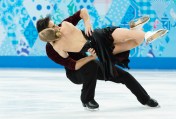 Canada's Kaitlyn Weaver and Andrew Poje competing