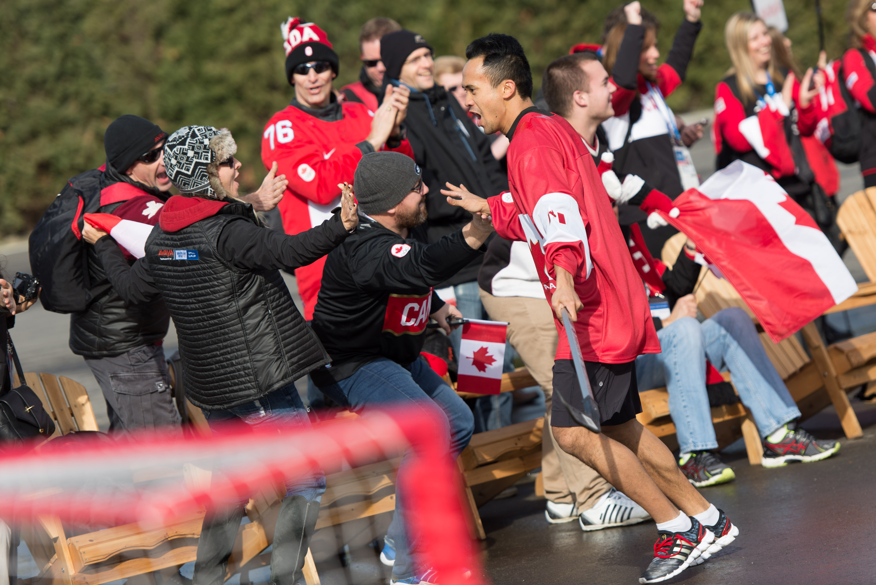 Canada vs. USA Ball Hockey Game
