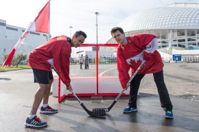Gilmore Junio and Patrick Chan ready to face off
