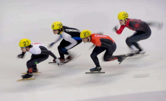 Vincent Cournoyer, William Preudhomme, Francois Hamelin, Samuel Belanger-Marceau, Vincent Cournoyer (left)