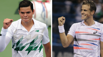 Milos Raonic, Vasek Pospisil - Citi Open 2014