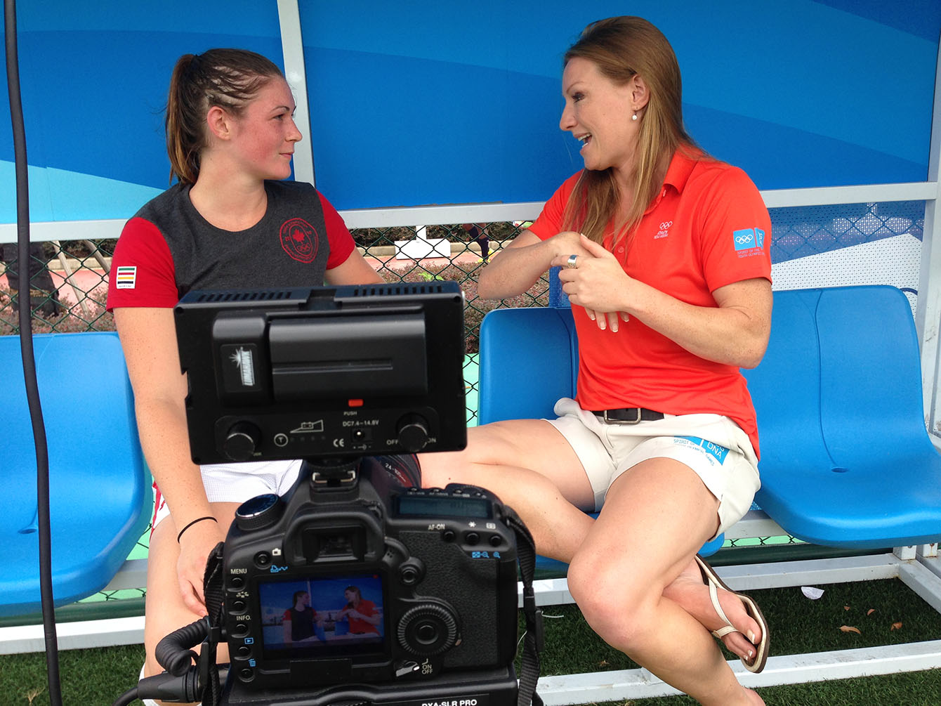 Olympic champion Heather Moyse is here as an Athlete Role Model