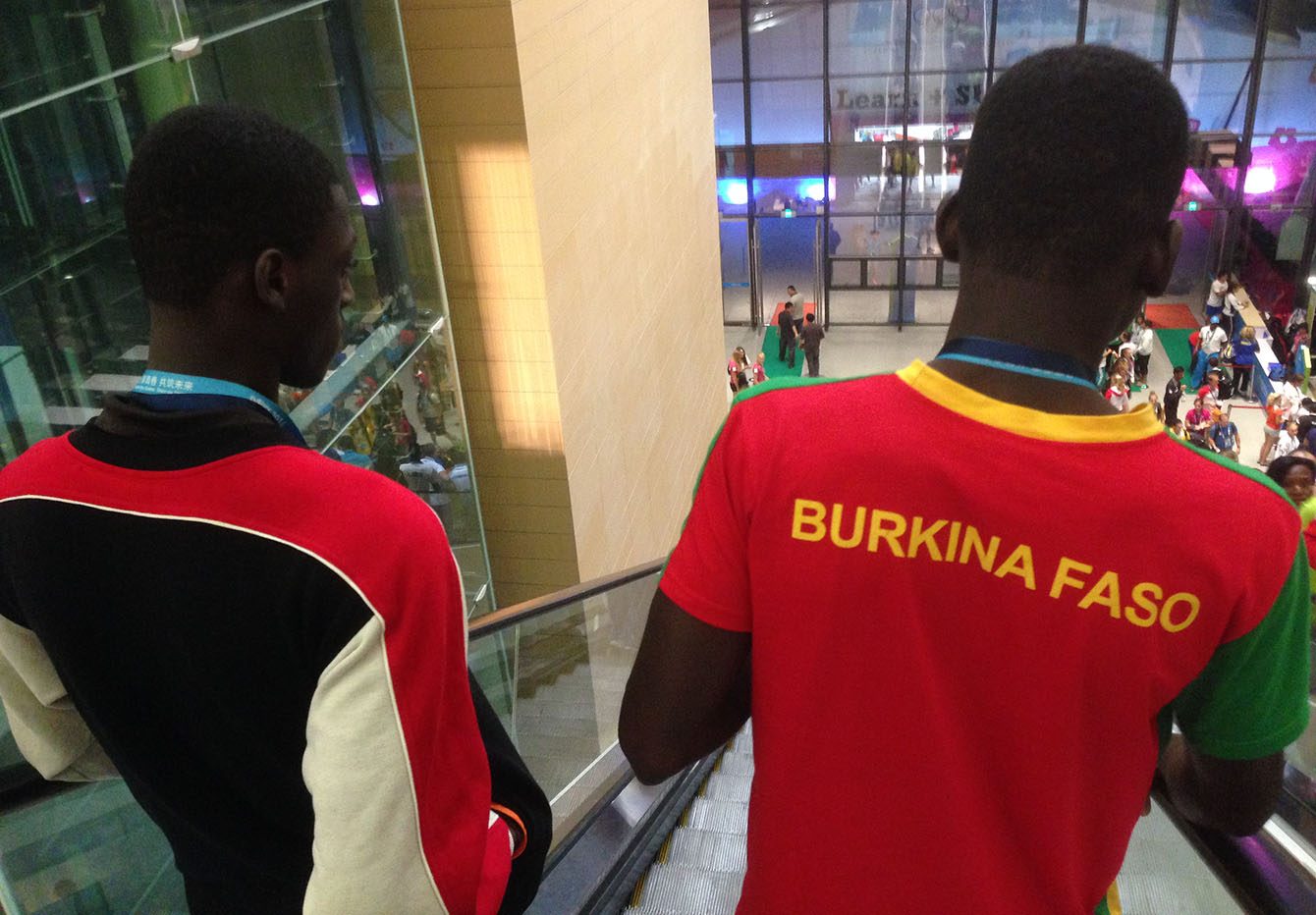 Athletes from over 200 countries are here.