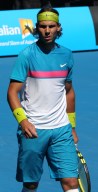 Rafael Nadal, 2009 Australian Open. Photo : Wikipédia
