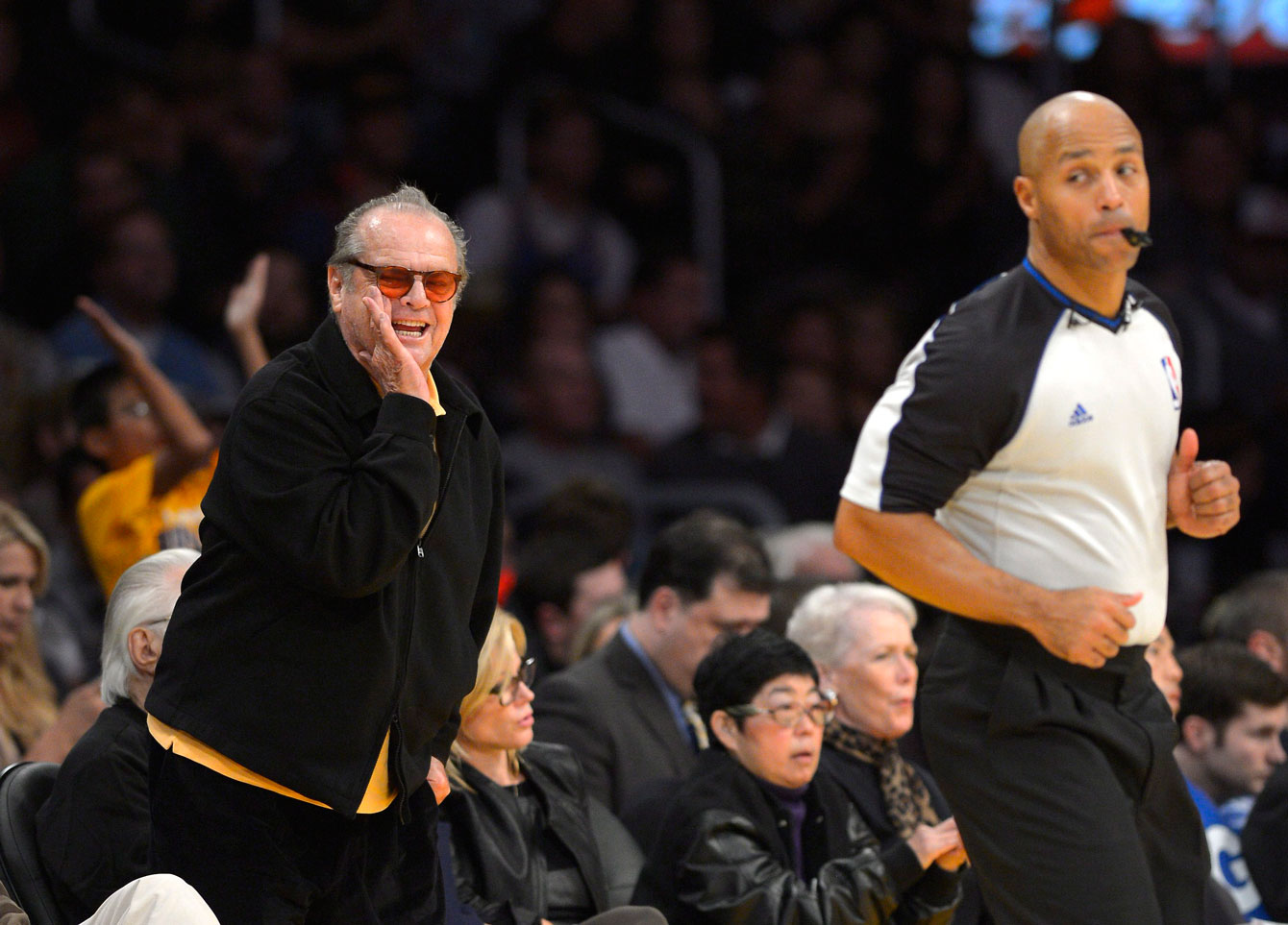 Jack is never afraid to let the refs know when they've blown a call. Photo: CP