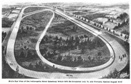 Indianapolis Motor Speedway prior to its grand opening in 1909. Photo: bit.ly/1tFfARD
