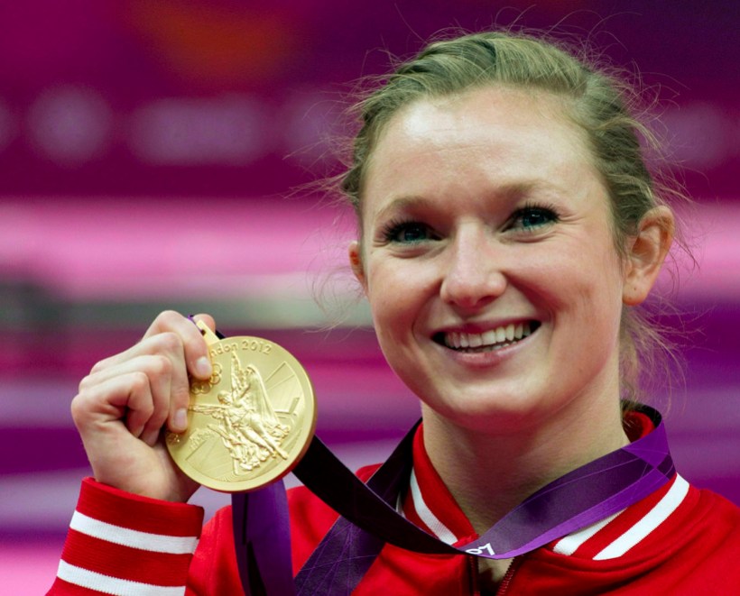 Rosannagh MacLennan Canada's Rosannagh MacLennan, from King City, Ont., holds up her gold medal for the women's trampoline at the 2012 Olympic Games in London on August 4, 2012. Over the next few days, Canada's Olympic medallists will likely return home to a hero's welcome. But once the dust settles, it's unlikely they'll be cashing in on their Summer Games success. THE CANADIAN PRESS/Ryan Remiorz