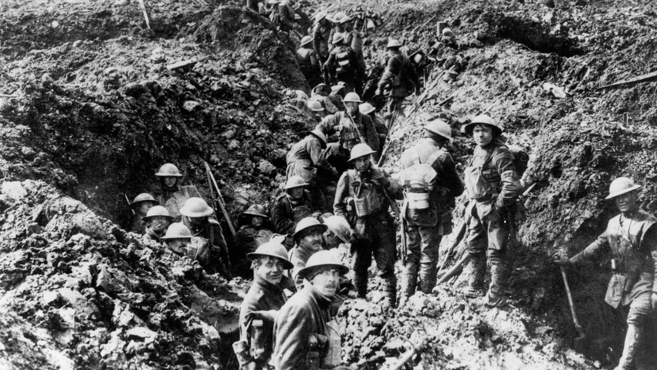 From Canadian Press: Canadian soldiers in the trenches at Vimy Ridge. The ridge was a German fortress, studded with concrete machine-gun nests, draped in kilometres of barbed wire and zeroed in by hundreds of guns and mortars.