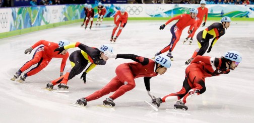 Vancouver Olympics Short Track Men's 5,000m relay (Vancouver 2010)