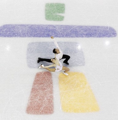 Canada's Tessa Virtue and Scott Moir perform their free dance during the ice dance figure skating competition at the Vancouver 2010 Olympics in Vancouver, British Columbia, Monday, Feb. 22, 2010. (AP Photo/David J. Phillip)