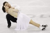 Canada's Tessa Virtue and Scott Moir performing their free dance during the ice dance figure skating competition at the Vancouver 2010 Olympics in Vancouver, British Columbia. (AP Photo/David J. Phillip,File)