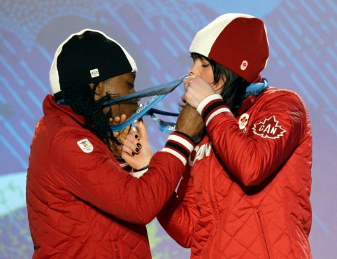 Vancouver Olympics Medals Shelley-Ann Brown & Helen Upperton (Vancouver 2010)