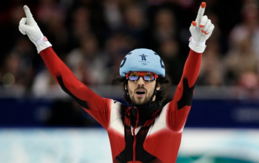 Vancouver Olympics Short Track Charles Hamelin (Vancouver 2010)