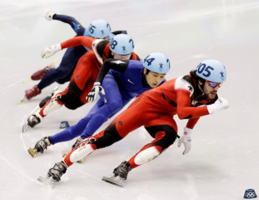 Vancouver Olympics Short Track Charles Hamelin (Vancouver 2010)