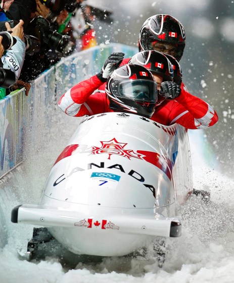 Lyndon Rush, Chris LeBihan, Dave Bissett, Lascelles Brown Four-man bobsleigh (Vancouver 2010)