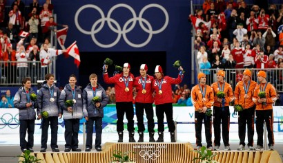 Vancouver Olympics Speed Skating Men's team pursuit (Vancouver 2010)