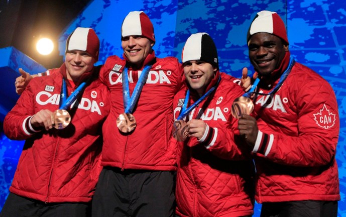 Vancouver Olympics Medals Four-man bobsleigh (Vancouver 2010)