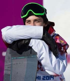 Mark Morris reacts to winning bronze in Sochi.