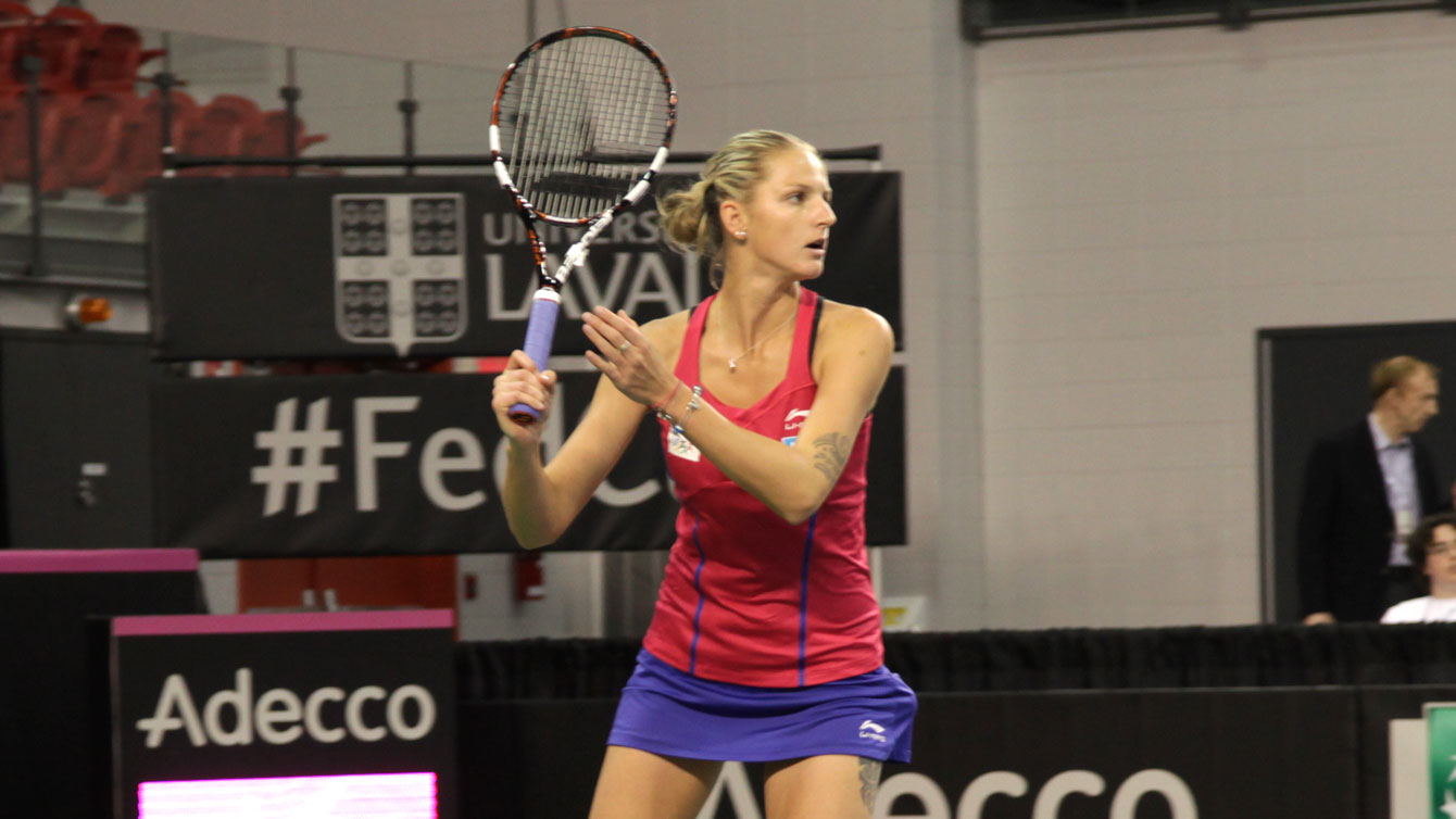 Karolina Pliskova asserted her dominance quickly after falling behind 4-1 in the opening set. 
