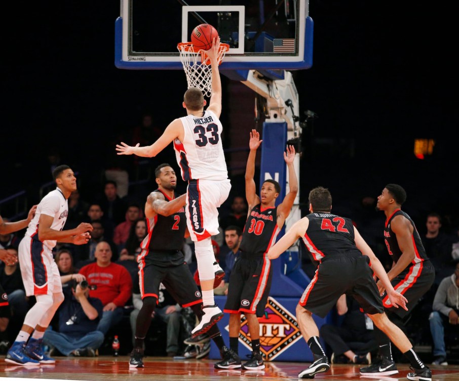 Kyle Wiltjer led Gonzaga in scoring this season, averaging 16.7 points per game. (Photo: Canadian Press)