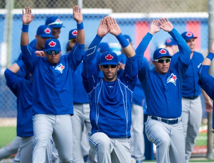 Jose Bautista 2015 Toronto Blue Jays spring training. (Photo: Canadian Press)