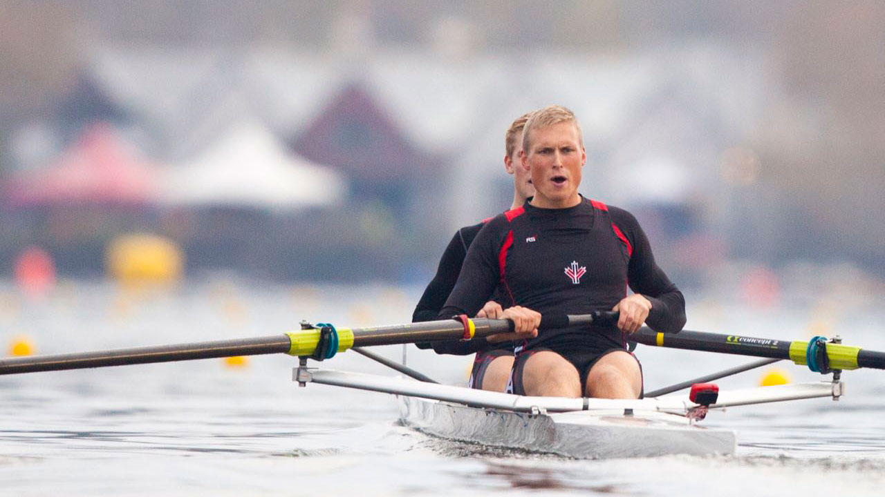 Tim Schrijver first started rowing in 2010 out of Ontario with a background in volleyball, athletics and soccer. By 2012 he was on the national under-23 team, with which he won the 2014 World Championship in the men's coxed four event. Schrijver is currently a national champion in men's pair.