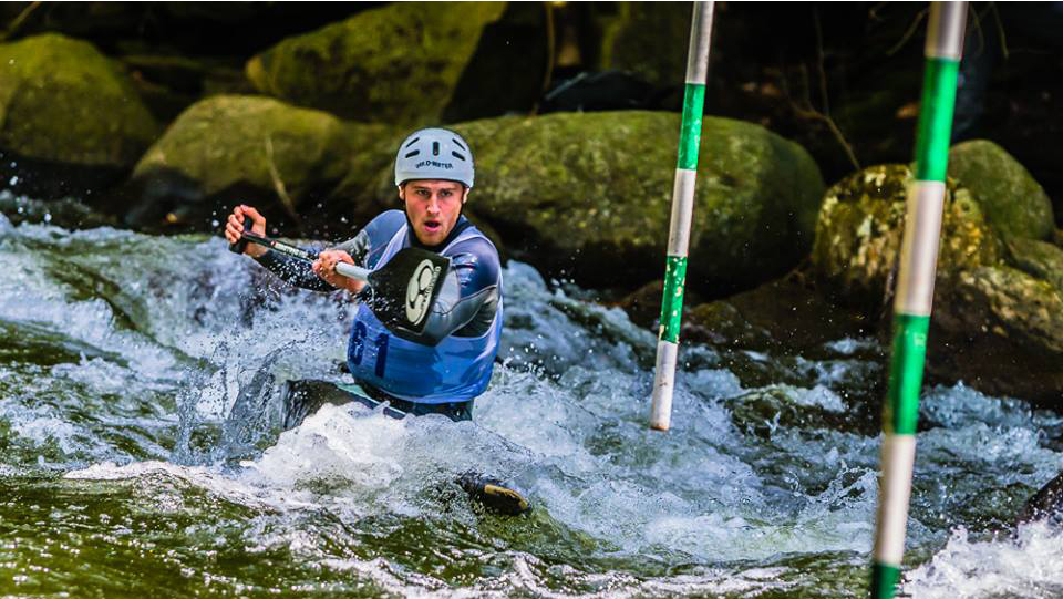 Cameron Smedley at the Canoe Slalom National Team Trials May 23-24, 2015.