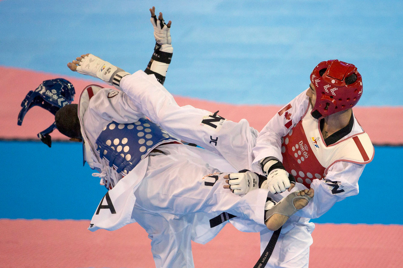 Maxime Potvin fought to silver medal in the men’s -68kg category.