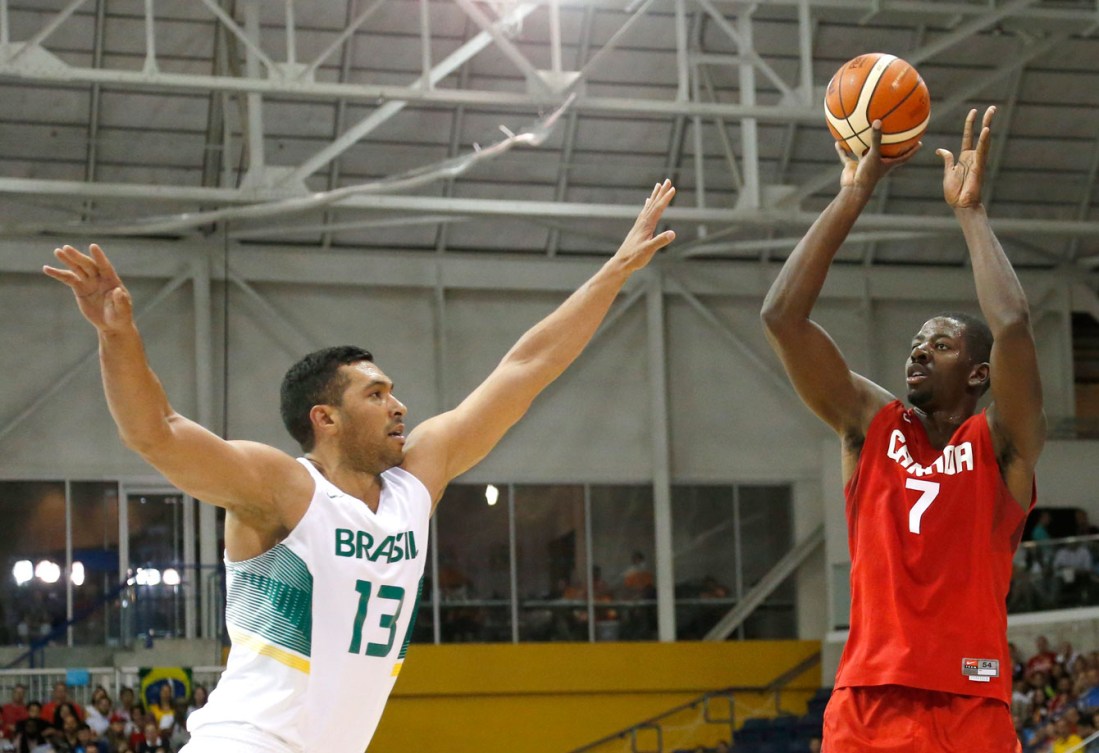 Andrew Nicholson was unable to power Canada's men to TO2015 basketball gold.