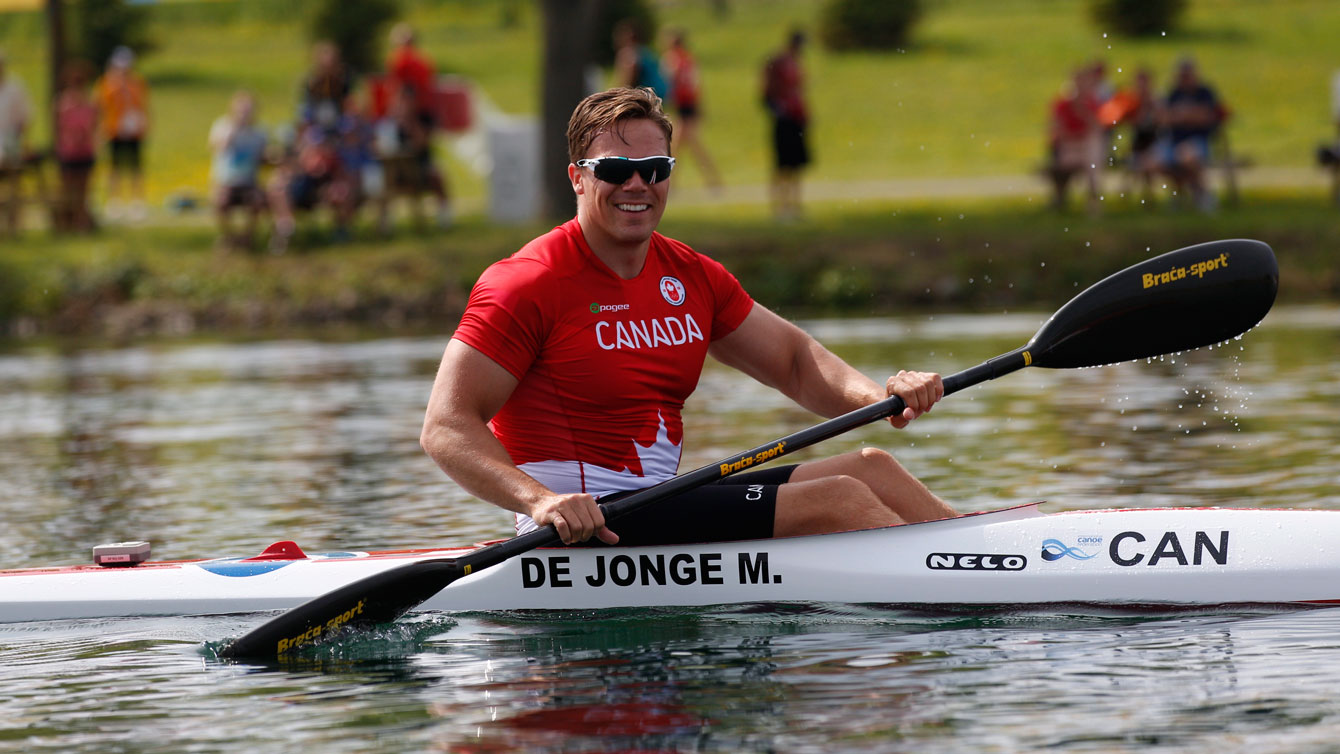 Mark de Jonge during heats action at the Pan Am Games on July 12, 2015. 