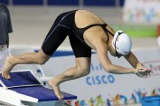 Emily Overholt during the 200m Freestyle