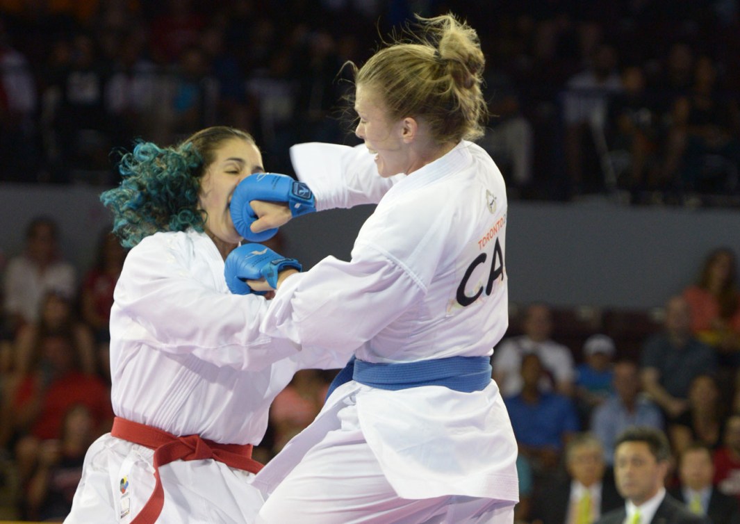 Kate Campbell won TO2015 silver in the women’s -55kg category.