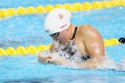 Kierra Smith during the 200m Breaststroke