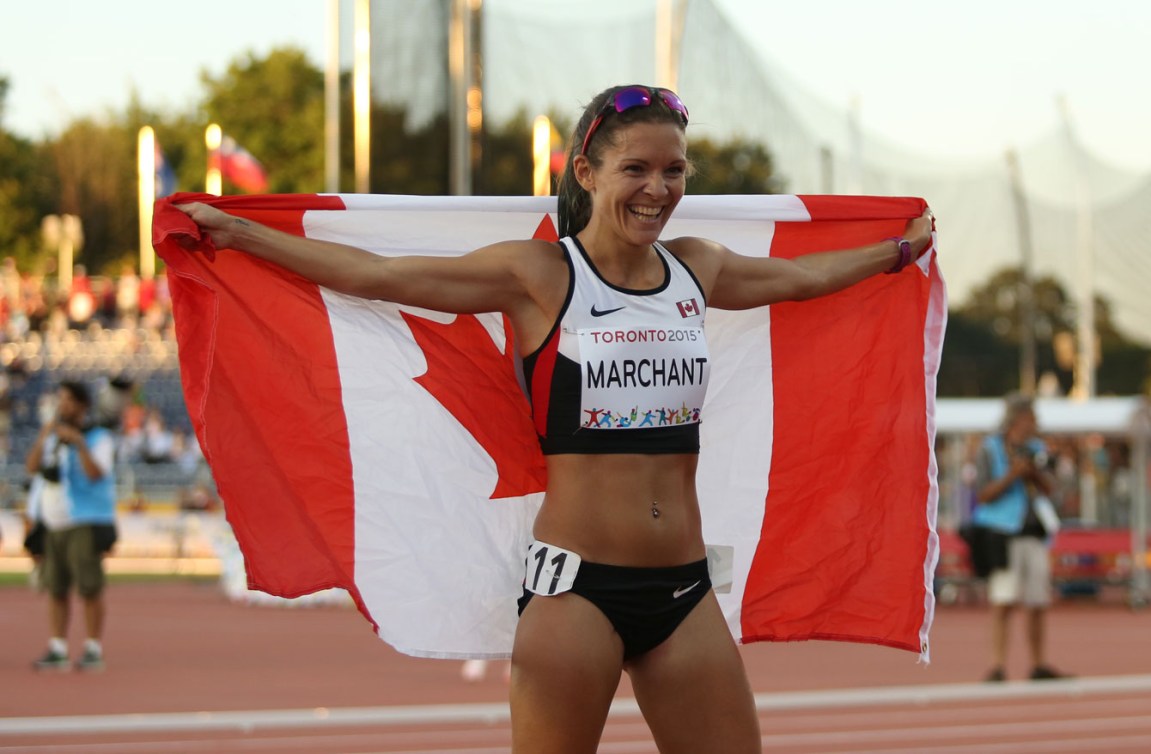 Lanni Marchant took TO2015 bronze in the women's 10,000m on Day 13.