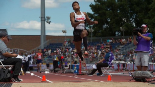 Jharyl Bowery Jharyl Bowery competes in the men's long jump