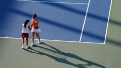 Gabriela Dabrowski and Carol Zhao won gold