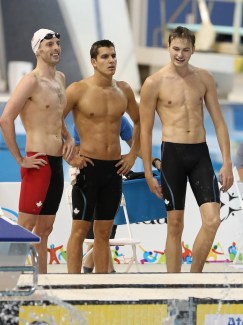 The men's 4 x 200m men's Freestyle Relay team