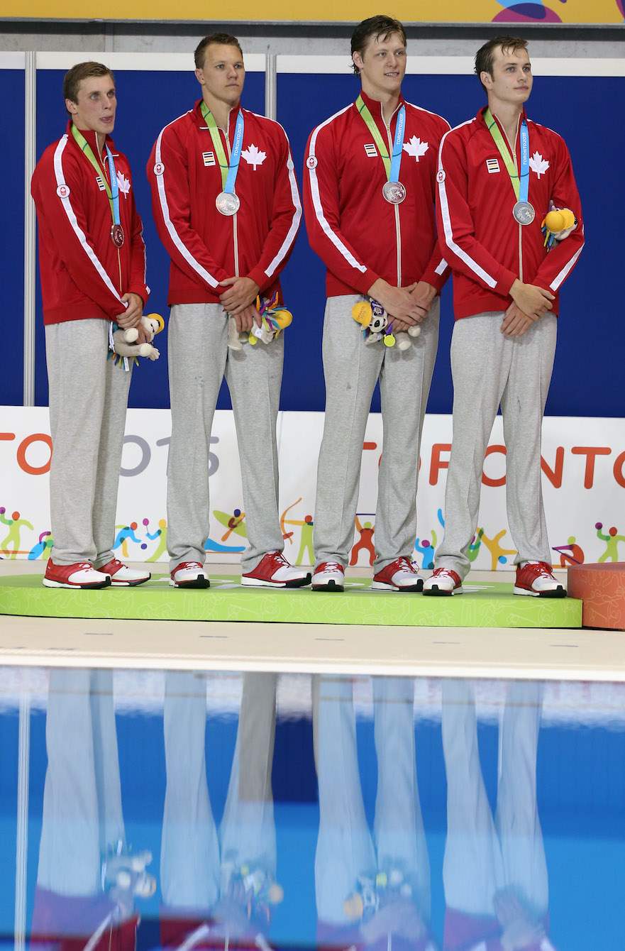 Karl Krug, Evan van Moerkerke, Santo Condorelli and Yuri Kisil on the podium