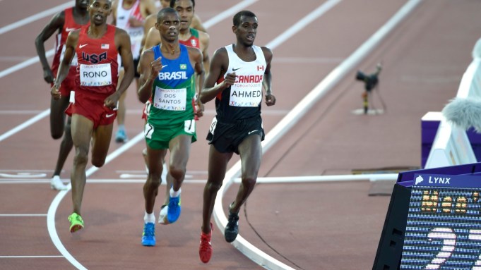 Mohammed Ahmed Mohammed Ahmed competes in the men's 10,000m race