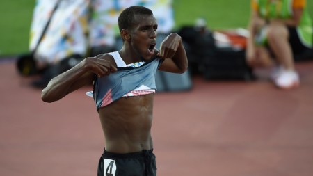 Mohammed Ahmed Mohammed Ahmed competes in the men's 10,000m race