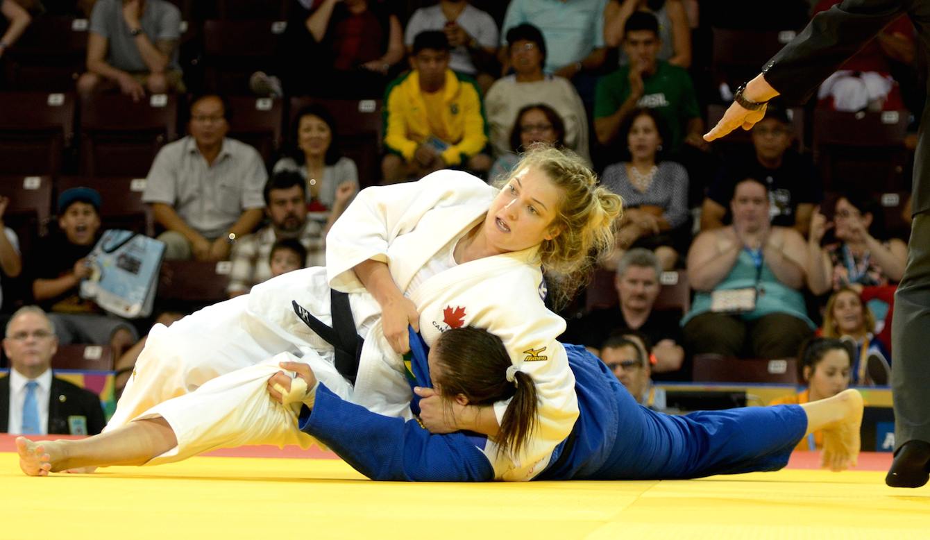 Kelita Zupancic beat the defending women’s 70kg Pan Am Games champion Onix Cortes of Cuba to give Team Canada its first judo gold medal of Toronto 2015.