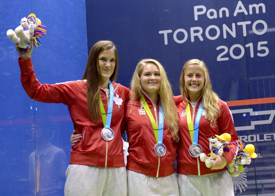 From left to right: Samantha Cornett, Hollie Naughton, Nikole Todd. (Photo: Winston Chow)