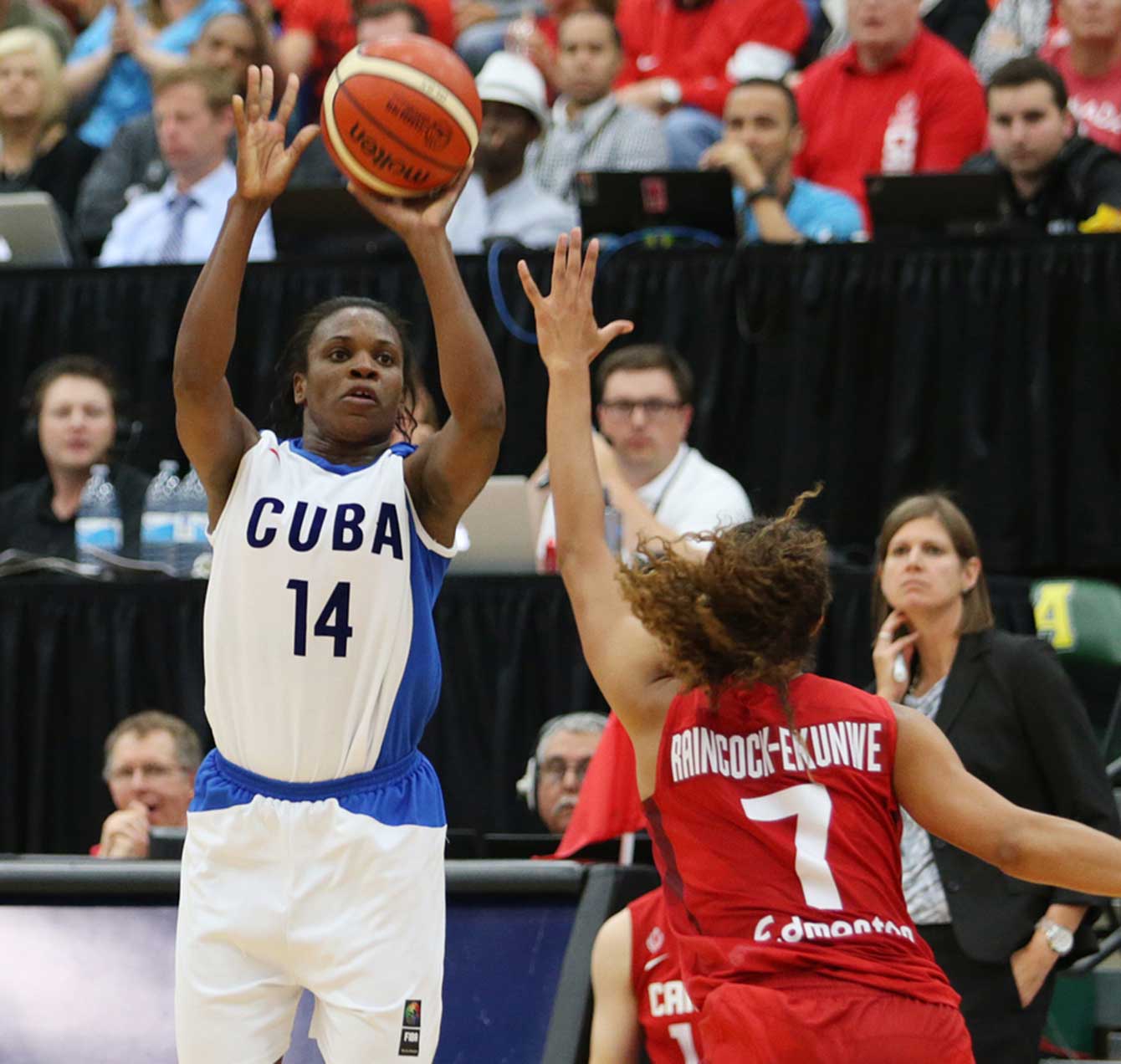 Leidys Oquendo was a big reason Cuba stuck around in the gold medal game. 