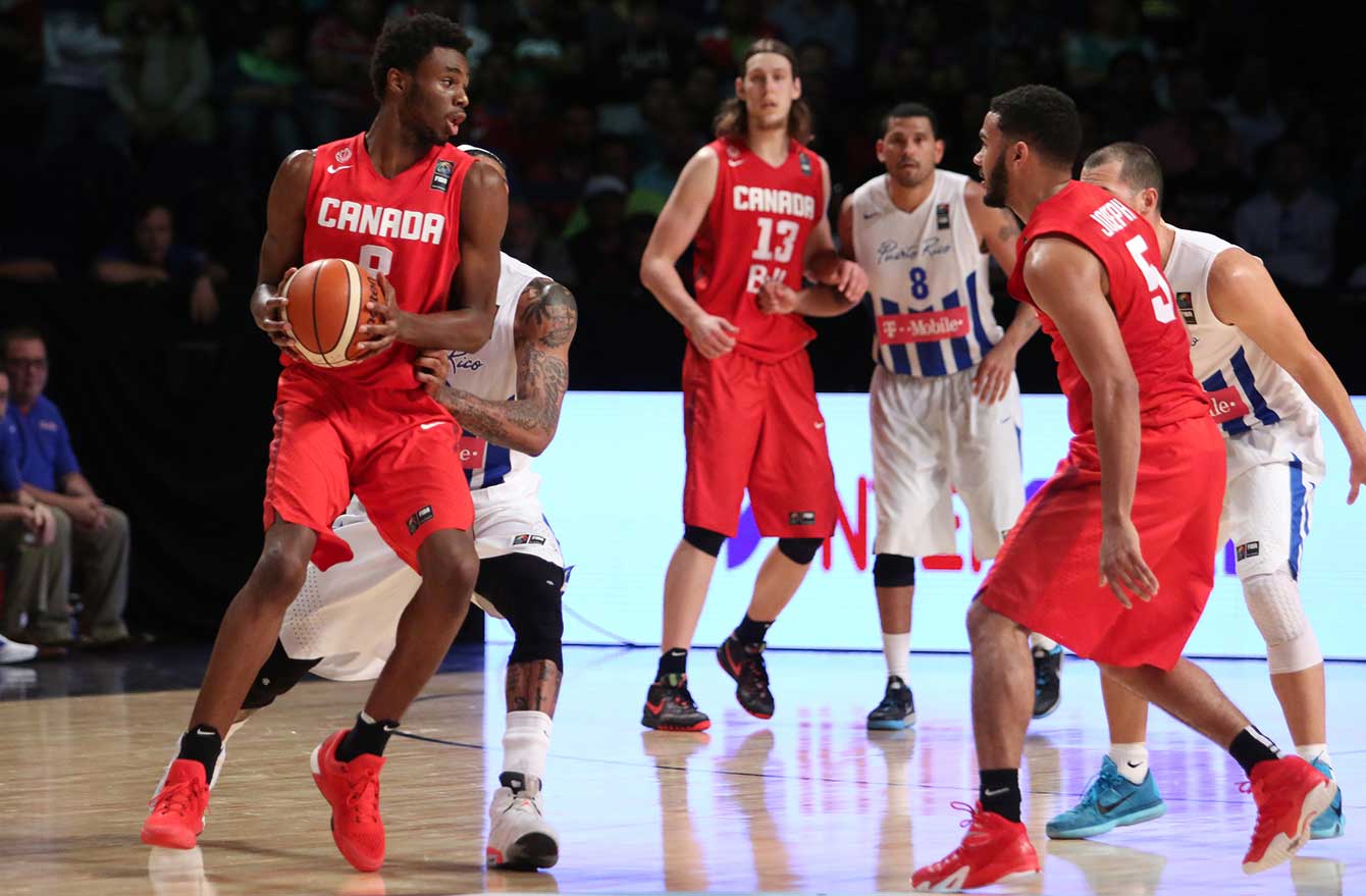 Andrew Wiggins was 56% from the field against Puerto Rico. (Photo: FIBA)