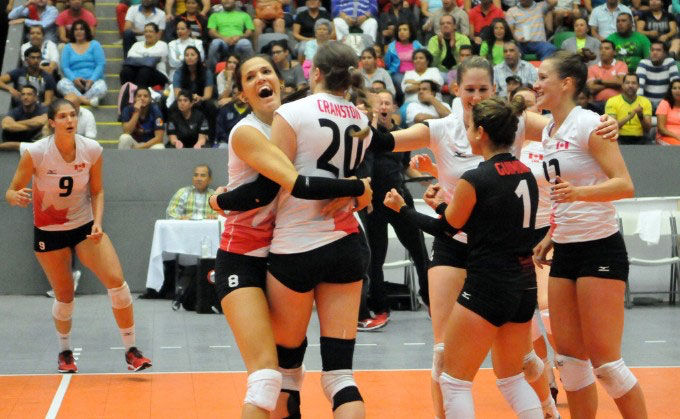 Canada women's volleyball team (photo: Volleyball Canada). 