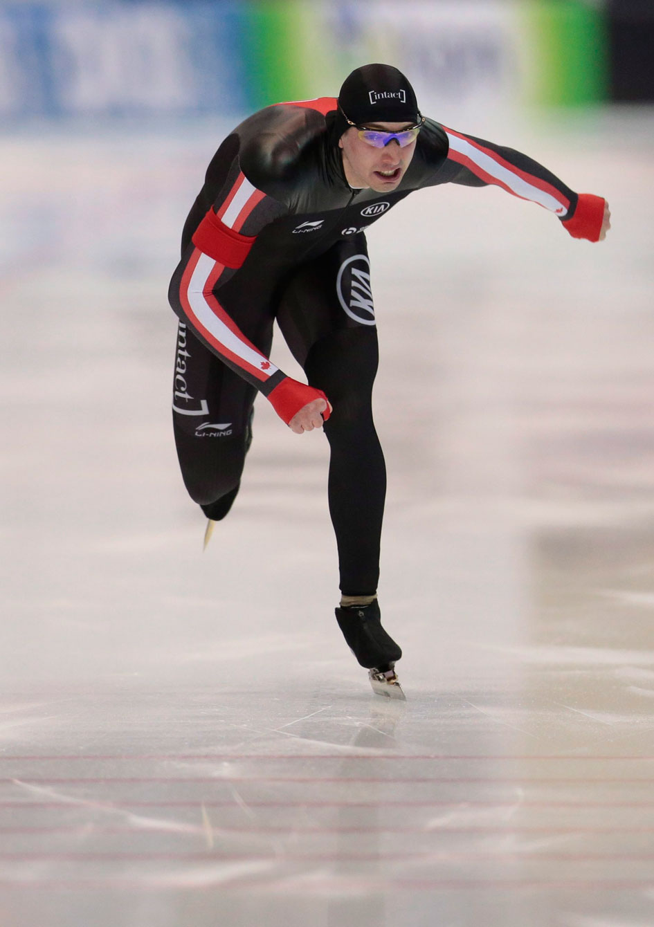 Alex Boisvert-Lacroix during a race