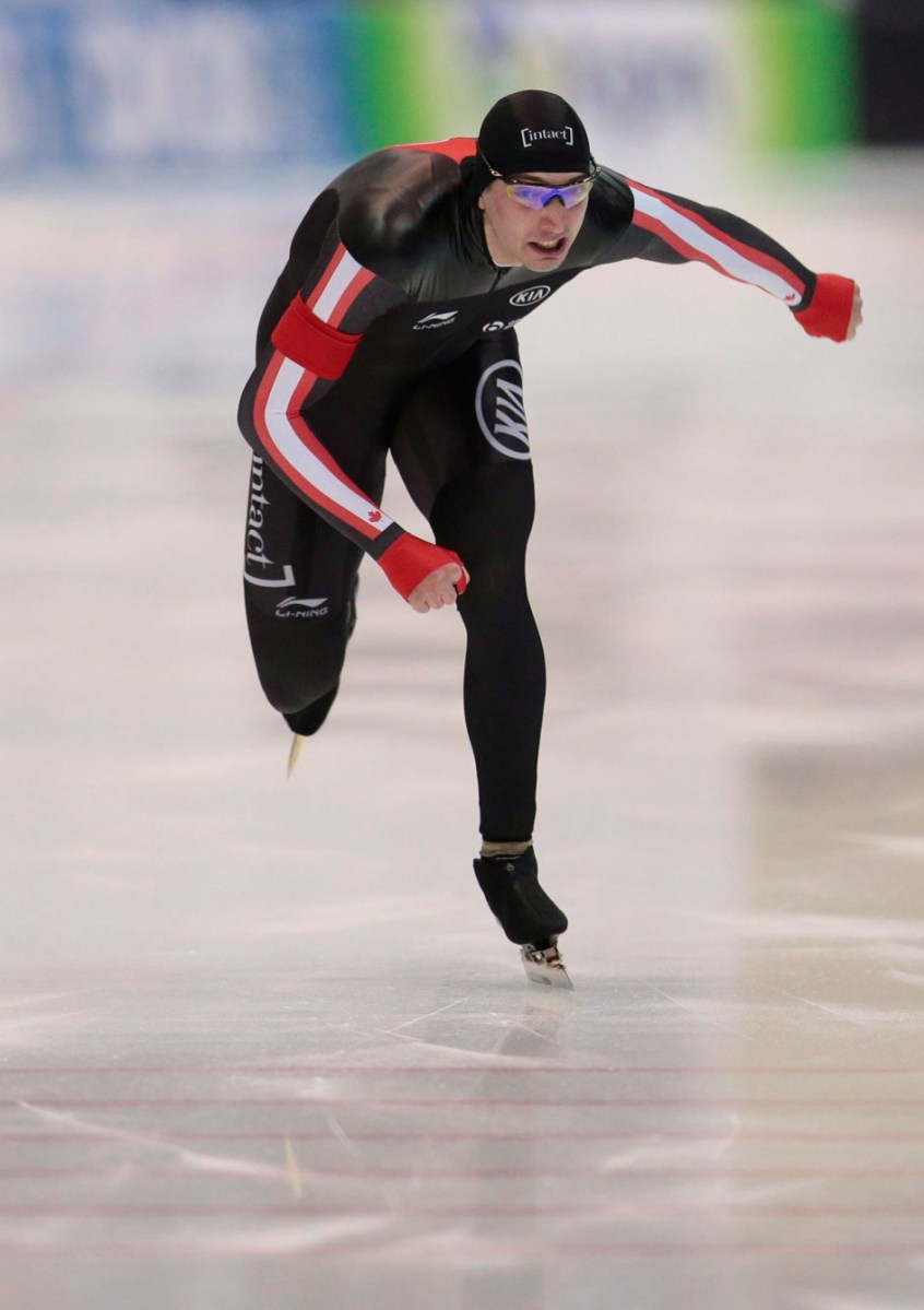 Alex Boisvert-Lacroix during a race